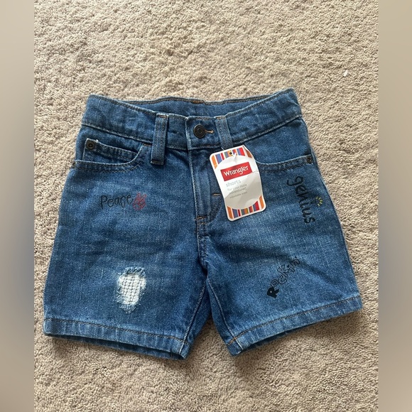 Boys Wrangler Jean shorts 3t nwt - Picture 1 of 4